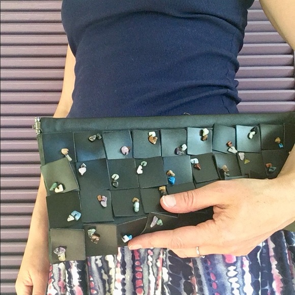 Timmy Woods Handbags - Timmy Woods Beaded Clutch